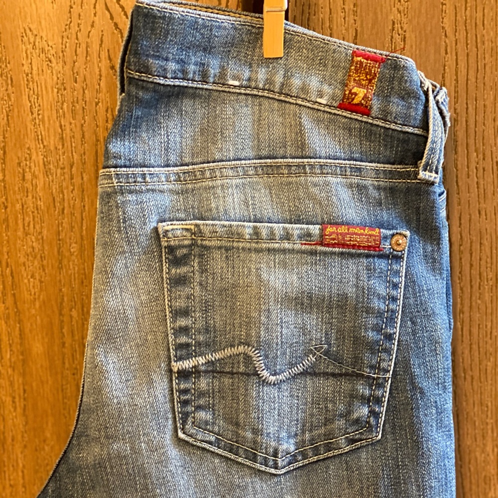 Woman’s 7 For All Man Kind Straight Leg Denim